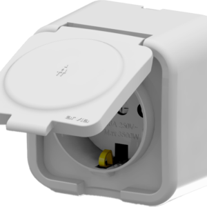 Sıva Üstü Kapaklı Topraklı Priz